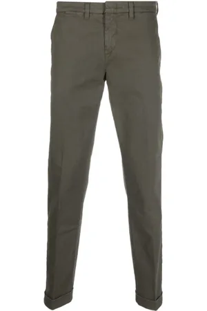 FAY Bukser, Herre, Grøn, W34, Bomuld, Tapered Chino Bukser