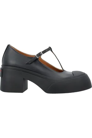 Marni Sko, Dame, Sort, 40 EU, Læder, Platform Mary Jane Sko