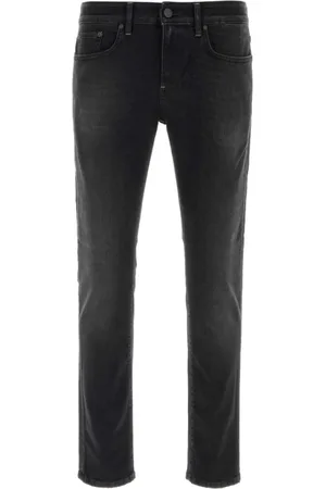PT Torino Jeans, Herre, Sort, W35, Denim, Sort Stretch Denim Jeans