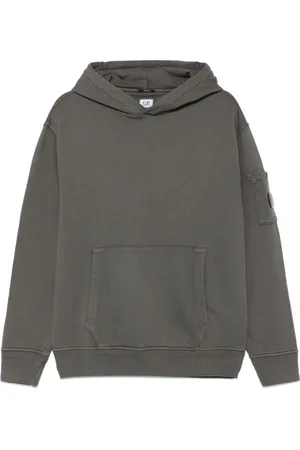 C.P. Company Sweathshirts & Hoodies, Herre, Grå, XL, Bomuld, Grå sweater