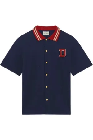 Drôle de Monsieur Skjorte, Herre, Blå, M, Bomuld, Sporty Bomuld Jakke