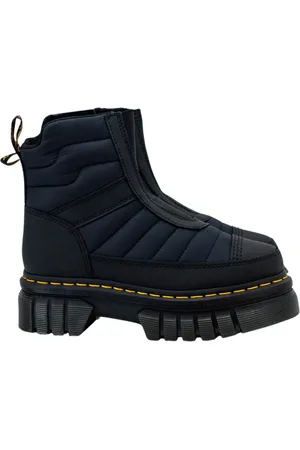 Dr. Martens Sko, Dame, Sort, 37 EU, Quilted Platform Chelsea Støvler