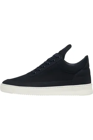 Filling pieces Sko, Herre, Blå, 43 EU, Bomuld, Low Top Ripple Nubuck Navy