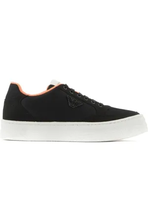 Emporio Armani Sko, Herre, Sort, 42 1/2 EU, Sneakers