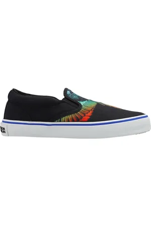 MARCELO BURLON Sko, Herre, Sort, 44 EU, Icon Wings Slip-On Sneakers