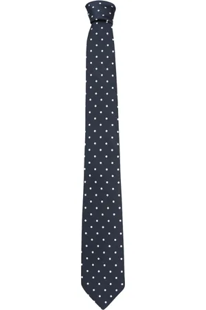 Lanvin Tilbehør, Herre, Blå, ONE SIZE, Polka Dot Silk Tie
