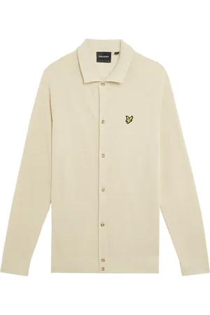 Lyle & Scott Strik, Herre, , 2XL, Linned, Mid Knits Striktrøje i Linnedblanding