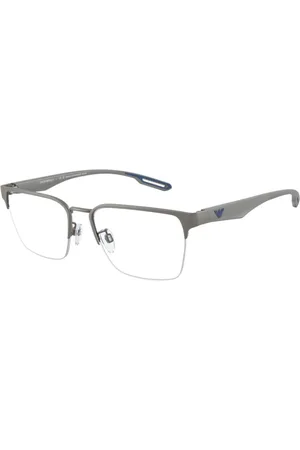 Emporio Armani Tilbehør, unisex, Grå, ONE SIZE, Uld, Stilfulde Vista Solbriller