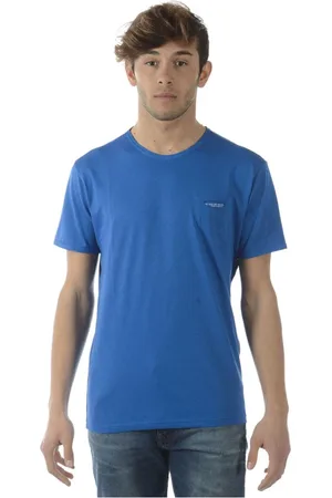 D.A. Daniele Alessandrini Top, Herre, Blå, 2XL, Bomuld, Sweatshirts