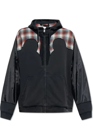 Maison Margiela Sweathshirts & Hoodies, Herre, Grå, S, Bomuld, Hoodie med patch