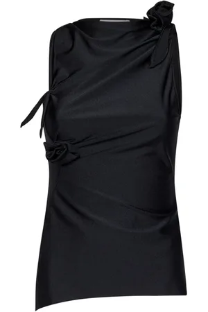 COPERNI Top, Dame, Sort, M, Uld, Sort Blomst Knude Topwear