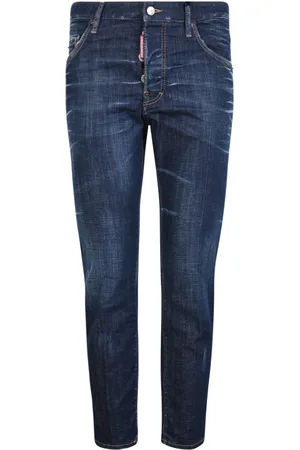Dsquared2 Jeans, Herre, Blå, S, Bomuld, Jeans med blegeeffekt