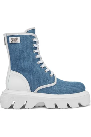 Casadei Sko, Dame, Blå, 36 1/2 EU, Denim, Generation C Ankelstøvle