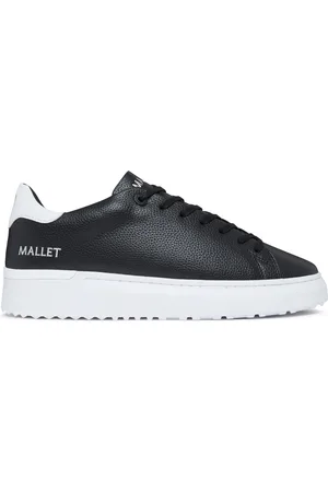 Mallet Sko, Herre, Sort, 41 EU, Læder, Grftr Lite White Tab Træningssko