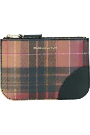 Comme des Garçons Taske, Dame, Flerfarvet, ONE SIZE, Uld, Lenticular Tartan Pung