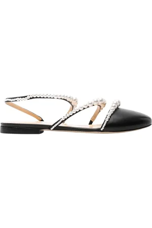Mach & Mach Sko, Dame, Sort, 36 1/2 EU, Uld, Stilfulde Ballerinaer