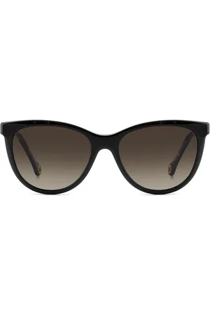 Carolina Herrera Tilbehør, Dame, Brun, 54 MM, Clip-On Polariserede Solbriller