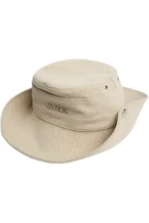 Jacquemus Tilbehør, Dame, , 58 CM, Uld, Stilfuld Hat til Moderigtige Looks