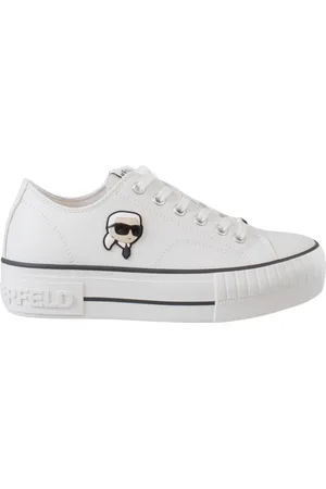 Karl Lagerfeld Sko, Dame, Hvid, 38 EU, Bomuld, Kampus MAX NFT