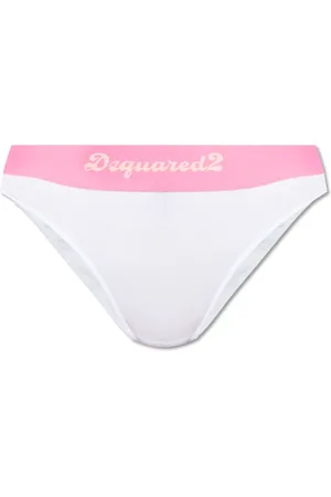 Dsquared2 Undertøj, Dame, Hvid, L, Bomuld, Briefs med Logo