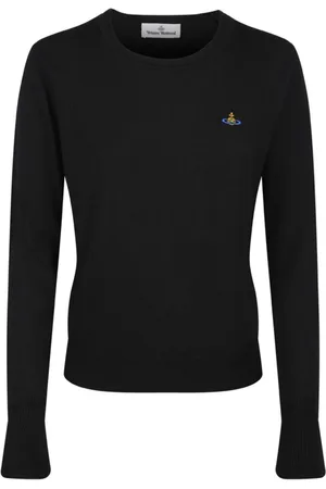 Vivienne Westwood Strik, Dame, Sort, S, Sort Bea Jumper Langærmet