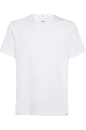 Les Deux Top, Herre, Hvid, 2XL, Bomuld, Ribstrikket bomulds T-shirt