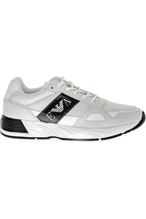 Emporio Armani Sko, Herre, Hvid, 42 1/2 EU, Hvide XL Sneakers