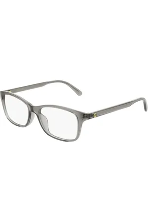 Gucci Tilbehør, unisex, Grå, ONE SIZE, Uld, Rektangulære solbriller, Bedst sælgende Pe17 kollektion