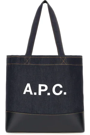 A.P.C. Taske, Dame, Blå, ONE SIZE, Bomuld, Tote Bag