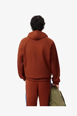Lacoste Sweathshirts & Hoodies, Herre, Brun, L, Bomuld, Paris Relaxed Hættetrøje