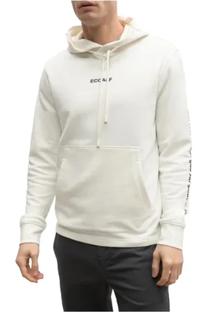 ECOALF Sweathshirts & Hoodies, Herre, Hvid, M, Bomuld, Actioalf Hoodie
