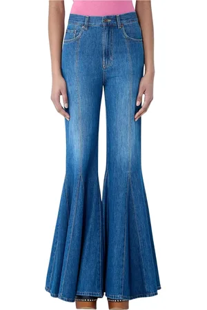 Chloé Jeans, Dame, Blå, W29, Denim, Letvægts Denim Flare Jeans
