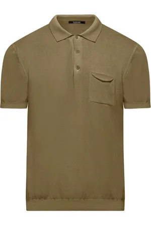 Bomboogie Top, Herre, Brun, XL, Bomuld, Soft Knit Polo Shirt