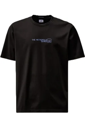 C.P. Company Top, Herre, Sort, XL, Bomuld, Urban Graphics T-Shirt