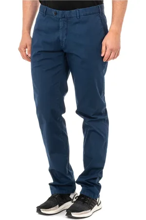 La Martina Bukser, Herre, Blå, L, Bomuld, Slim-fit Bukser