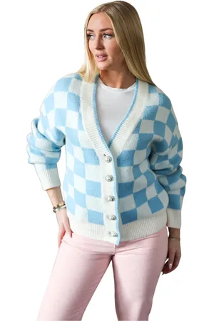 Crās Strik, Dame, Blå, S, Uld, Rositta Cardigan