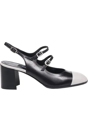 Carel Sko, Dame, Sort, 36 EU, Læder, T-Strap Pumps