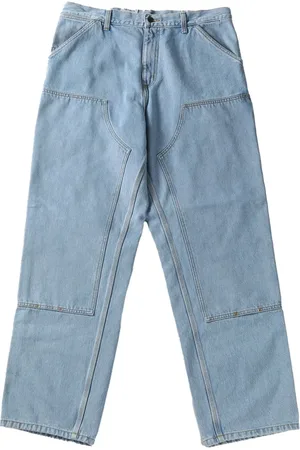Carhartt Jeans, Herre, Blå, W29, Denim, Dobbelt Knæ Denim Bukser