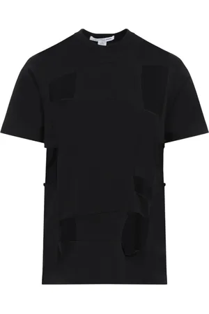 Comme des Garçons Top, Herre, Sort, S, Bomuld, Sort T-shirt