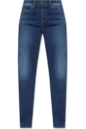 Emporio Armani Jeans, Dame, Blå, W28, Denim, J18 Skinny Jeans