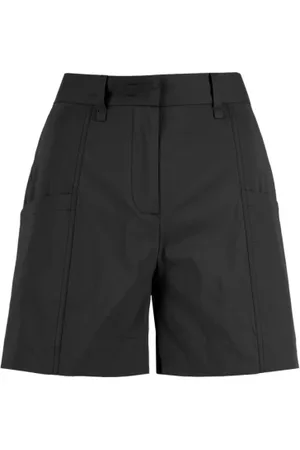 Bomboogie Shorts, Dame, Sort, 2XS, Satin, High Waisted Cotton Satin Shorts