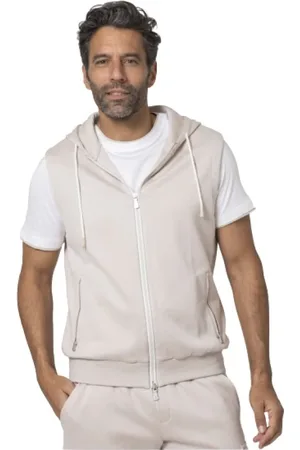 ELEVENTY Sweathshirts & Hoodies, Herre, , M, Bomuld, Ærmeløs Hættetrøje