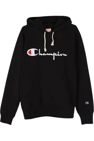 Champion Sweathshirts & Hoodies, Herre, Sort, S, Bomuld, Hættetrøje