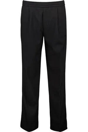 Moncler Bukser, Herre, Sort, M, Polyester, Elegante Joggingbukser Efterår-Vinter 2024