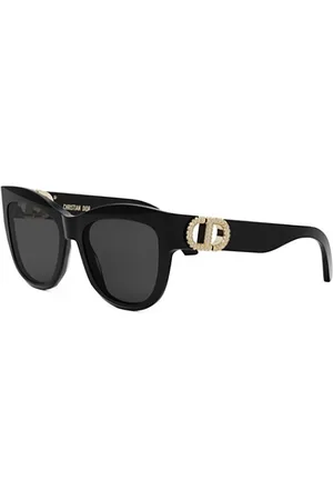 Dior Tilbehør, unisex, Sort, 54 MM, Uld, Kort kjole med CD-knapper