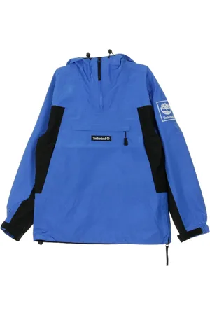 Timberland Jakke, Herre, Blå, M, Polyester, Vandtæt Windbreaker Pullover