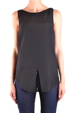 Dondup Top, Dame, Sort, 2XS, Bomuld, Sleeveless Top