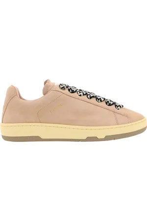 Lanvin Sko, Dame, Lyserød, 35 EU, Suede, Suede Curb Lite Sneakers