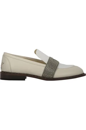 LORENA ANTONIAZZI Sko, Dame, , 39 EU, Læder, Studded Læder Loafers