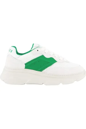 &Copenhagen Sko, Dame, Hvid, 41 EU, Uld, Sneaker Hvid/Grøn Stilfuldt Model